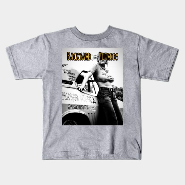 Headlights and Classic rod Kids T-Shirt by C.S.P Designs 